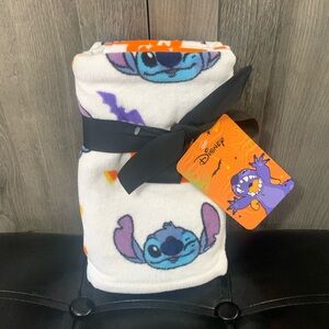New Halloween Stitch With Pumpkins & Bats White Cotton Hand Towels Pack Of 2
